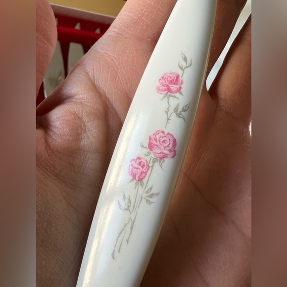 Vintage Mode Danish Stainless Serrated Steak Knives (6) ROSES Sheffield England - Picture 6 of 16